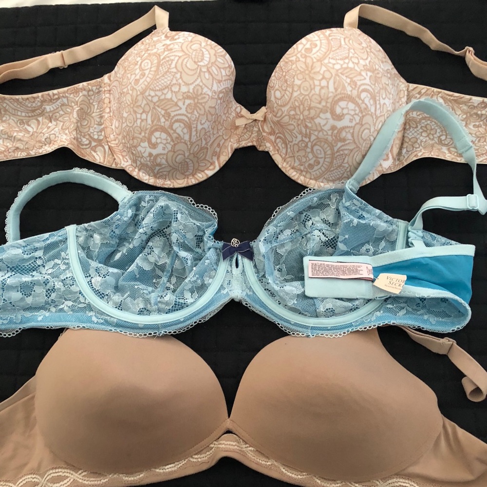 3 Bras - New never worn. Wear like 36D